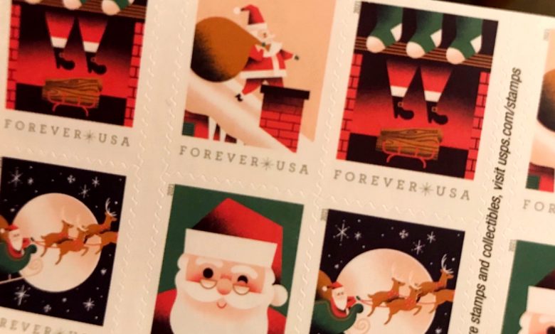 Holiday stamps image